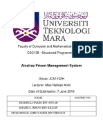 Report of Prison Management System (Coding C++ Project)