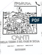 Canti Della Tierra e Del Mare Di Sicilia PDF