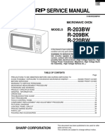 Sharp r-203bw 209bk 220bw