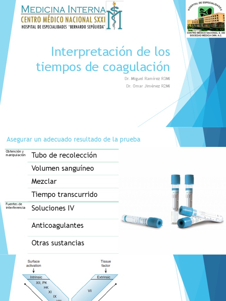 Pruebas de Coagulacion | PDF | Coagulación | Sangre
