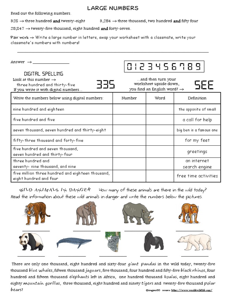Large Numbers  PDF  Organisms