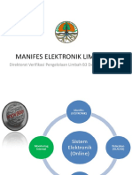 Bimbingan Teknis Penggunaan Manifest Elektronik