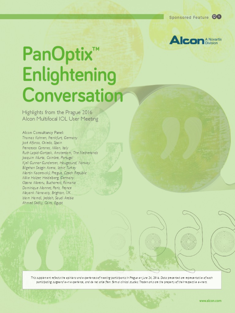 Alcon PanOptix Lens Implant PDF Visual Acuity Optics