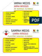 Label Sampah Medis