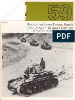 AFV Weapons Profile No. 59 - French Infantry Tanks. Part II (Including R 35 and FCM 36) PDF