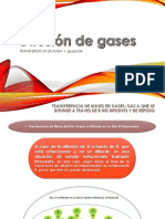 Transferencia de masa: Difusión de gases a través de geometrías variables