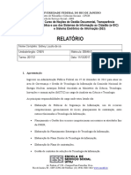 Relatorio - Curso GestãoDocumentalTransparencia - SIDNEY