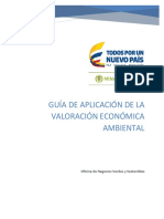 Guía de Aplicación de La Valoración Económica Ambiental