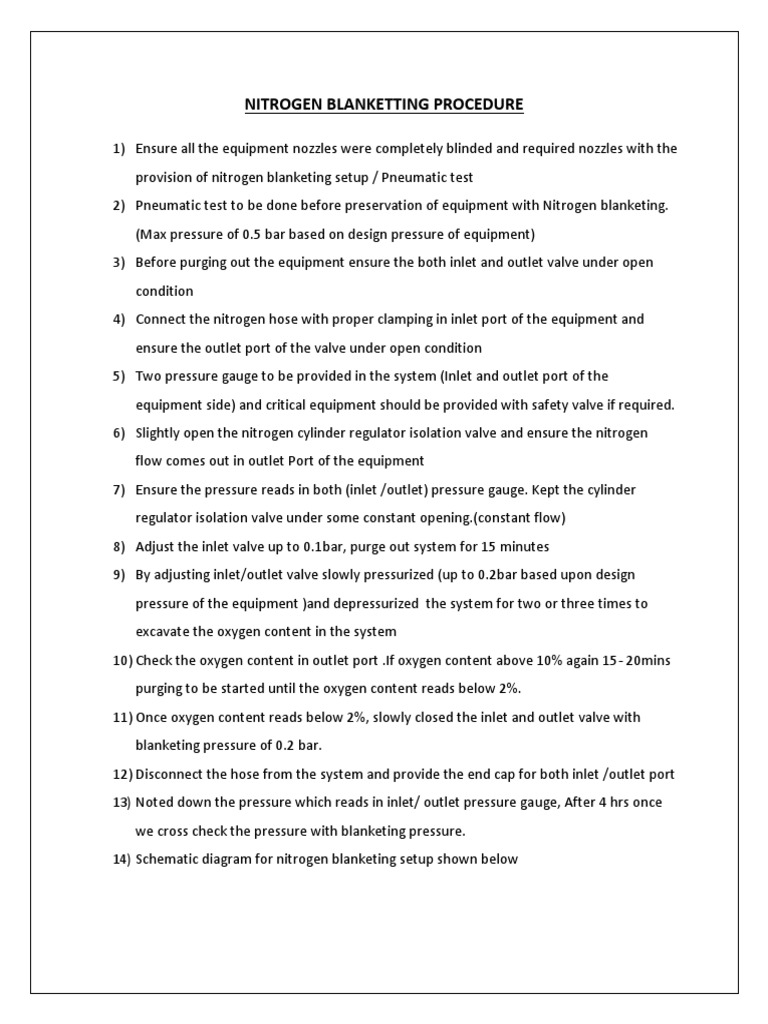 Equipment Preservation Procedure PDF