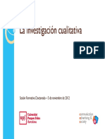 La Investigacion Cualitativa