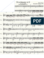 Divertimento BB Mozart - VL III PDF