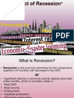 Effect of Recession - HARSHAD MORE