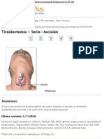 Tiroidectomía - Serie-Incisión: MedlinePlus Enciclopedia Médica
