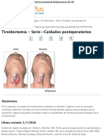 Tiroidectomía - Serie—Cuidados postoperatorios: MedlinePlus enciclopedia médica