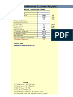 Transformer Losses Calculation