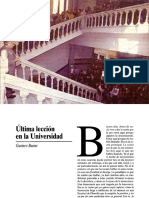 1998 - Gustavo Bueno. Última Lección en La Universidad de Oviedo