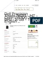 Dell Precision Tower 3620 MT Core