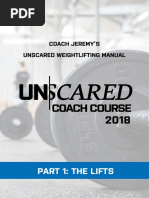 Jeremy's UnScared Weightlifting Manual