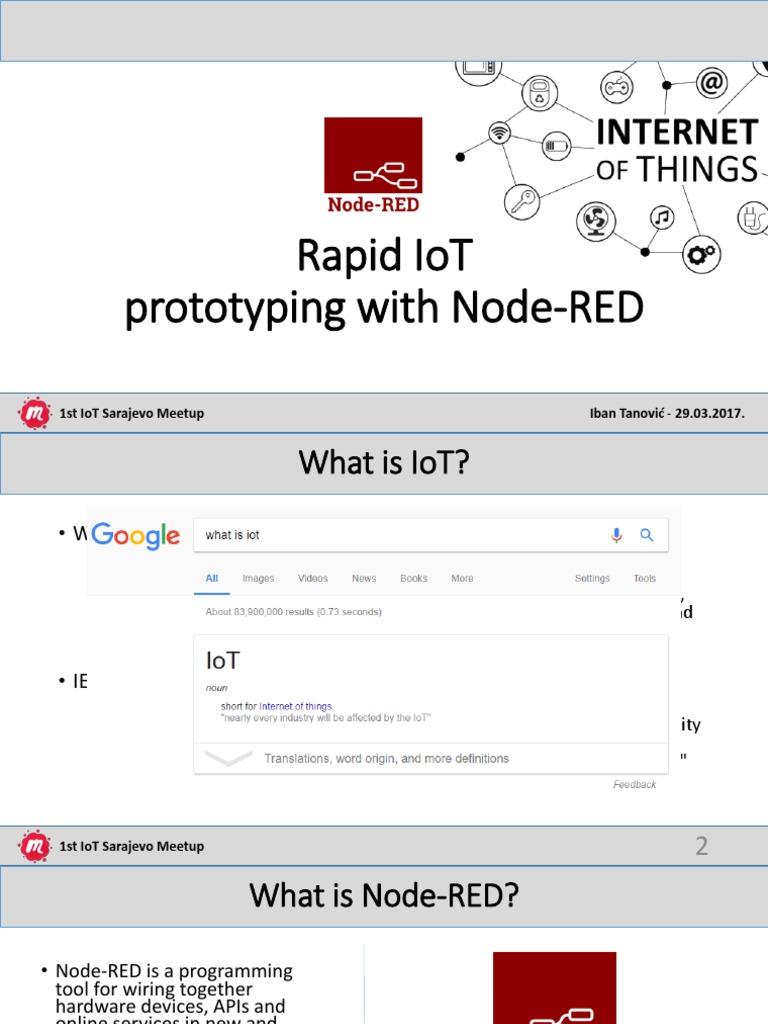 Node Red | PDF | Internet Of Things | Information Science