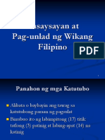 Kasaysayan Ng Wikang Filipino