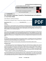 Pes Anserinus Syndrome Caused by Osteochondroma in Paediatrics PDF