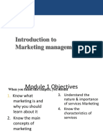 Introduction To Marketing Management