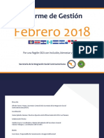 Informe de Gestión - Febrero 2018