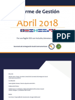 Informe de Gestión - Abril 2018