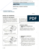 Manual Inspeccion Prueba Carretera Sistema Frenos Estacionamiento Embrague Direccion Transmision Vibraciones PDF