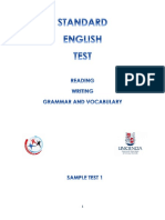 Sample Test 1