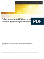 Performance and cost efficiency in Hyperconverged Infrastructure.