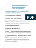 Cuestionario Psicopedagogia II