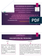 La Relación Del Presupuesto Institucional en Las Modificaciones Presupuestarias Otorgadas A La Municipalidad Distrital de Pillco Marca, Huánuco 2018