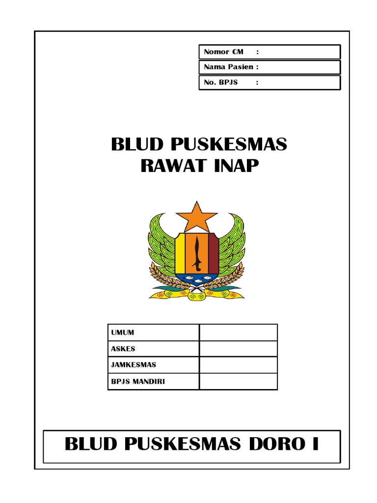 Formulir Rawat Inap Puskesmas Doro I | PDF