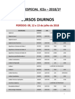 Exame Especial 2018 - DIURNOENOTURNO - UFMG