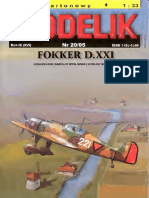 Modelik 2005.20 Fokker D.xxi