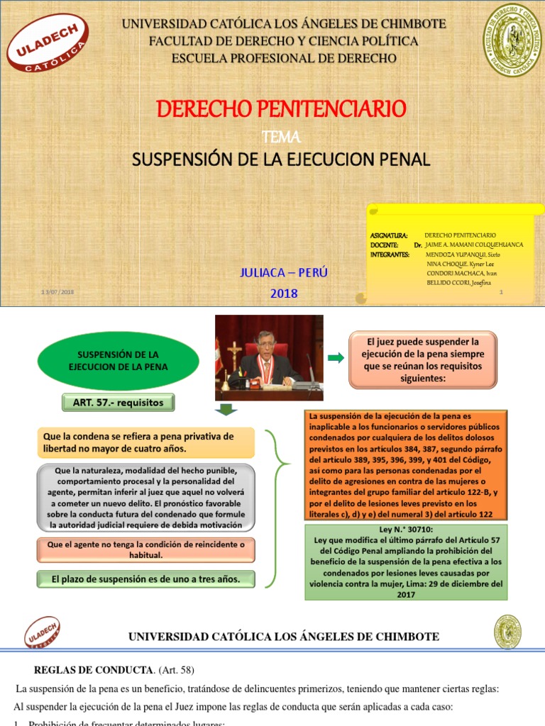 Exposicion Ejecucion Penal II | PDF | Castigos | Pena capital