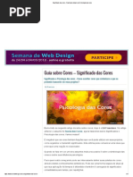 Significado Das Cores. Projetando Através Da Psicologia Das Cores