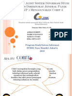 REVIEW AUDIT SISTEM INFORMASI DIREKTORAT JENDRAL PAJAK MENGGUNAKAN COBIT 5