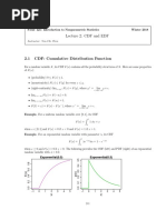 Lecture 2: CDF and EDF: Exponential (0.5) Exponential (0.5)