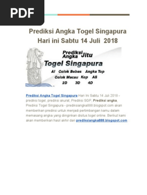 Prediksi Gambar Togel Hari Ini Singapura
, Prediksi Angka Togel Singapura Hari Ini Sabtu 14 Juli 2018