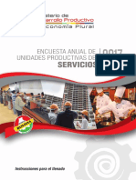 Instrucciones para El Llenado de Servicios 2017