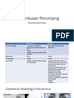 Gambaran Radiologis Pneumonia dan TB Paru