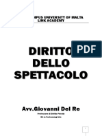 Diritto Dello Spettacolo PDF