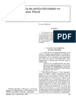 Consciencia Antijuridicidade - Claudio Brandao