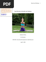 Download Yoga Education Its Benefits and Challenges by krisbistagmailcom SN3838366 doc pdf