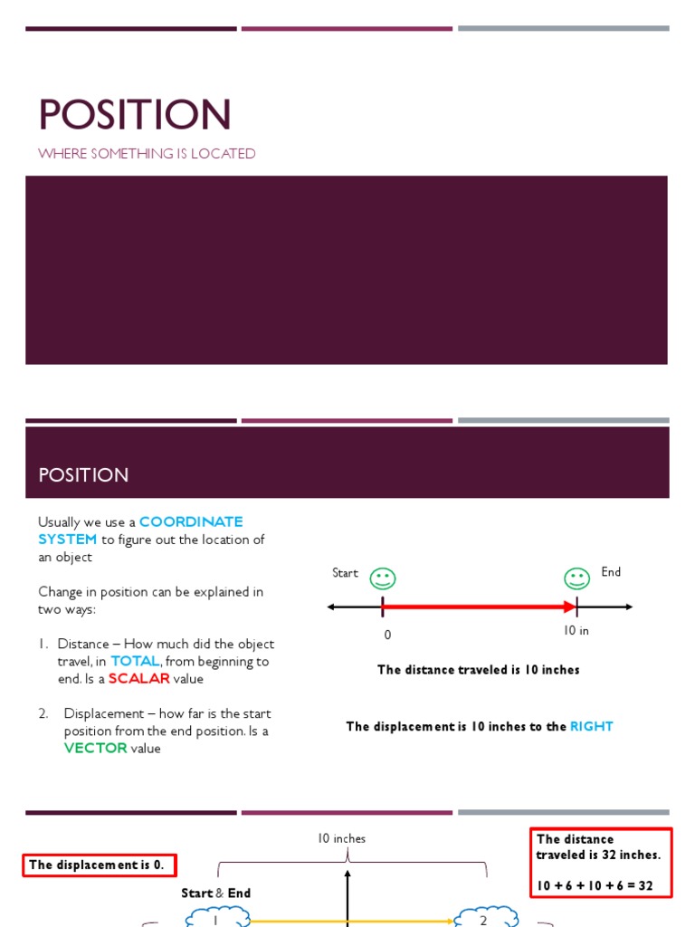 Positionvelocity | PDF | Velocity | Speed