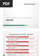 Estrutura e Modelos Do Coso Para o Controle Interno