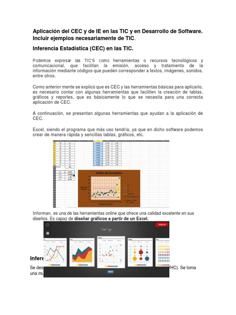 Aplicación Del CEC y de IE en Las TIC y en Desarrollo de Software | PDF ...