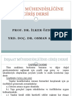 İNŞAAT MÜHENDİSLİĞİNE GİRİŞ 12 (Yapı Sınıflandırmaları) PDF